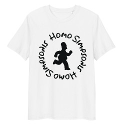 Homo Simpsonis Unisex organic cotton t-shirt
